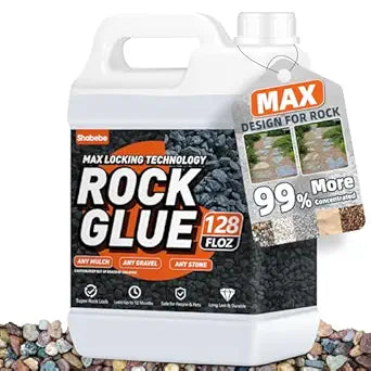 Rock Glue, 1Gallon Mulch Glue for Landscaping