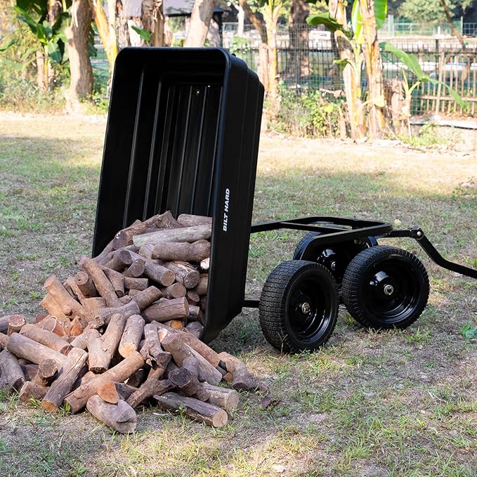 BILT HARD Poly Garden Dump Cart 1200 lbs